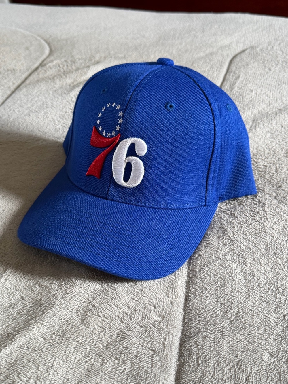 NBA Royal Blue 76s Embroidered Baseball Cap